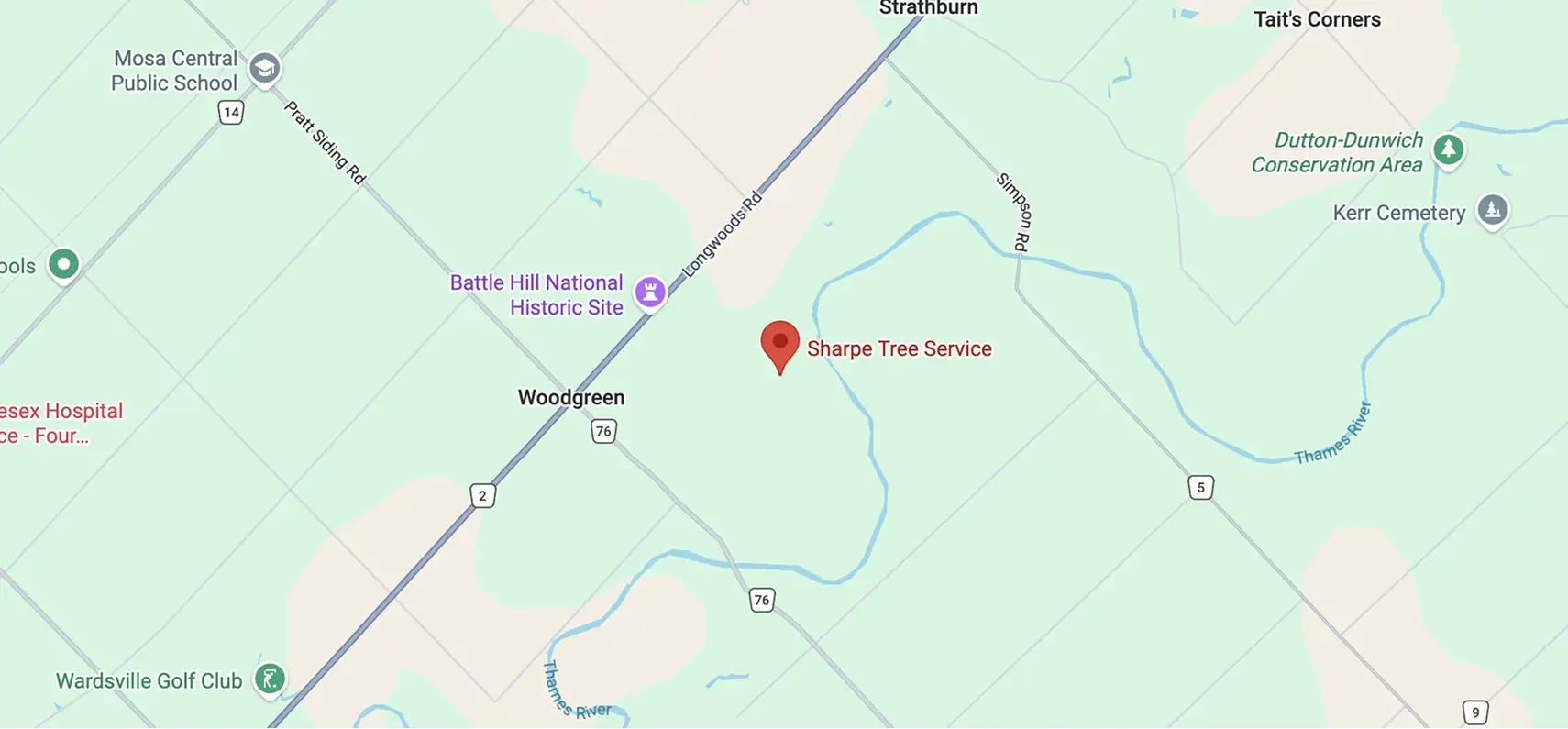 Service Area Map